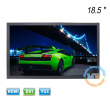 TFT color 18.5inch LCD monitor wall mount with touchscreen